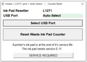 Epson L1271 inkpad resetter