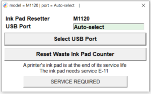 M1120 INKPAD RESETTER